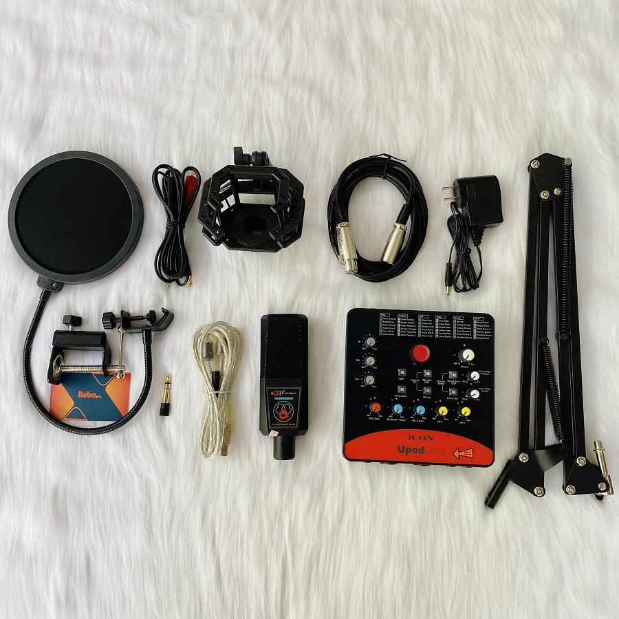 Bộ thu âm chuyên nghiệp AQTA ALC-280 Soundcard Upod Pro - 72 hiệu ứng